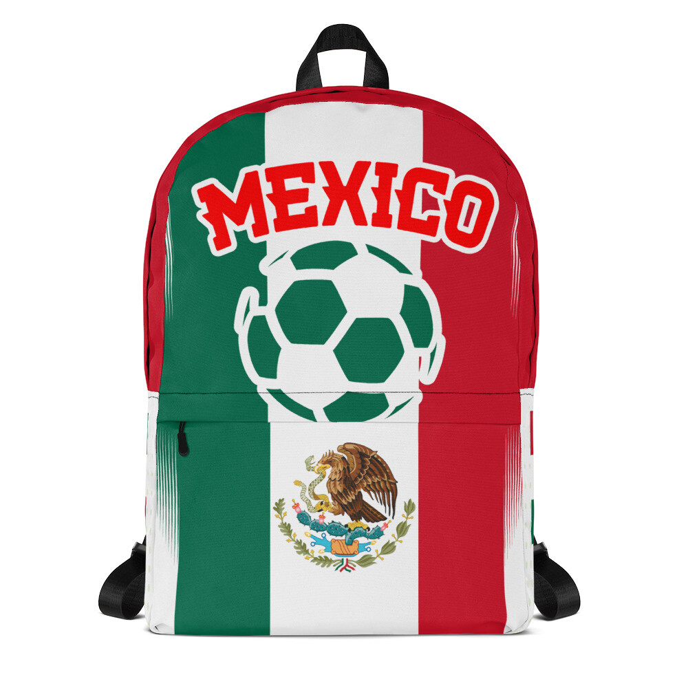 Mexico soccer mexican flag futbol gift mochila bag Backpack