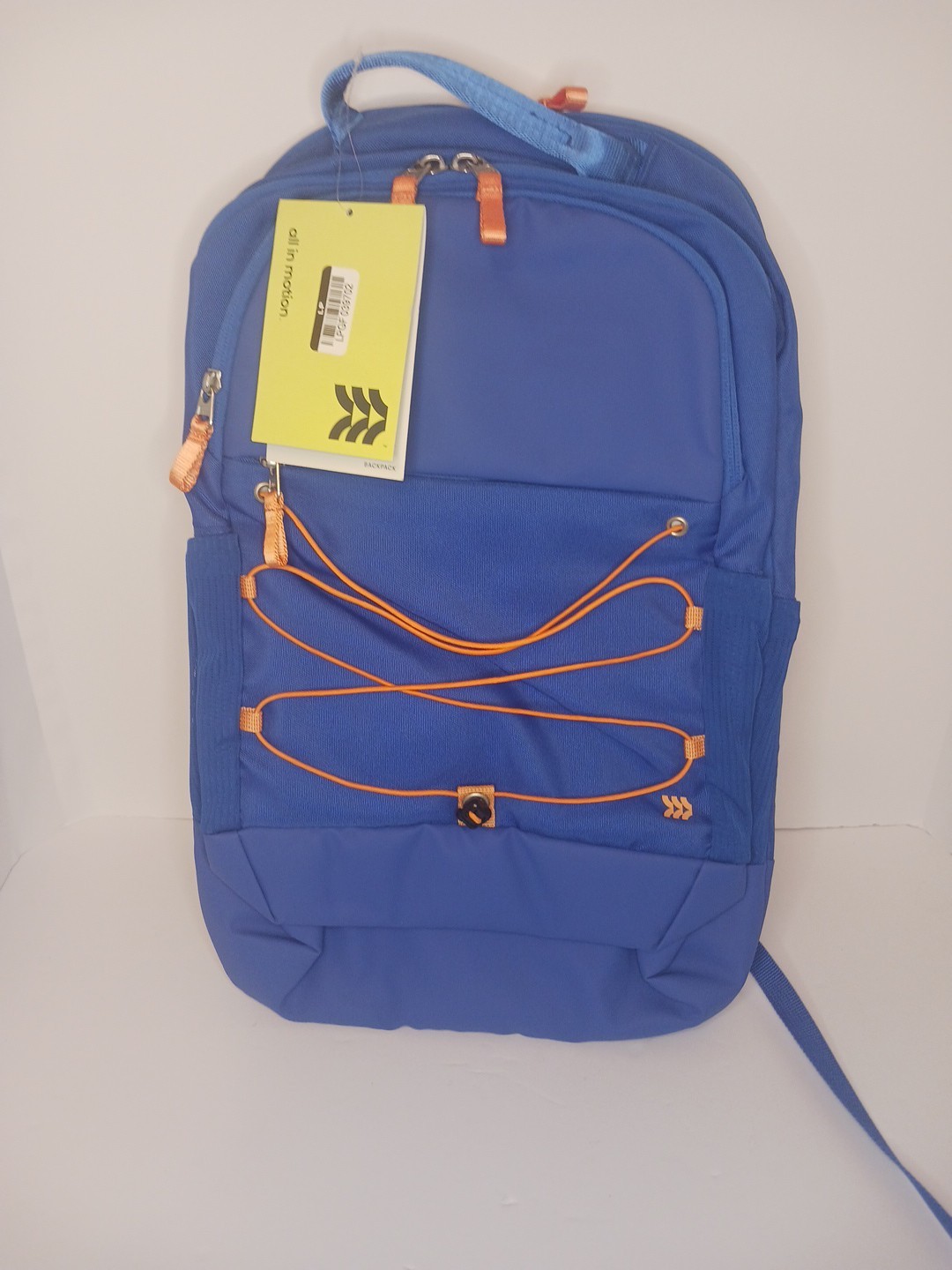 All In Motion Sporty 19″ Backpack – Blue/Orange Kids And Adult Back To School