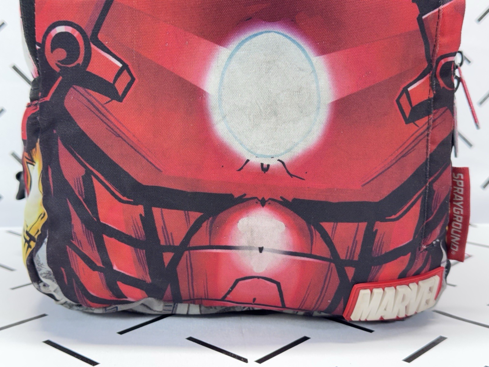 Rare 2015 SPRAYGROUND Iron Man Raining Money Marvel Backpack