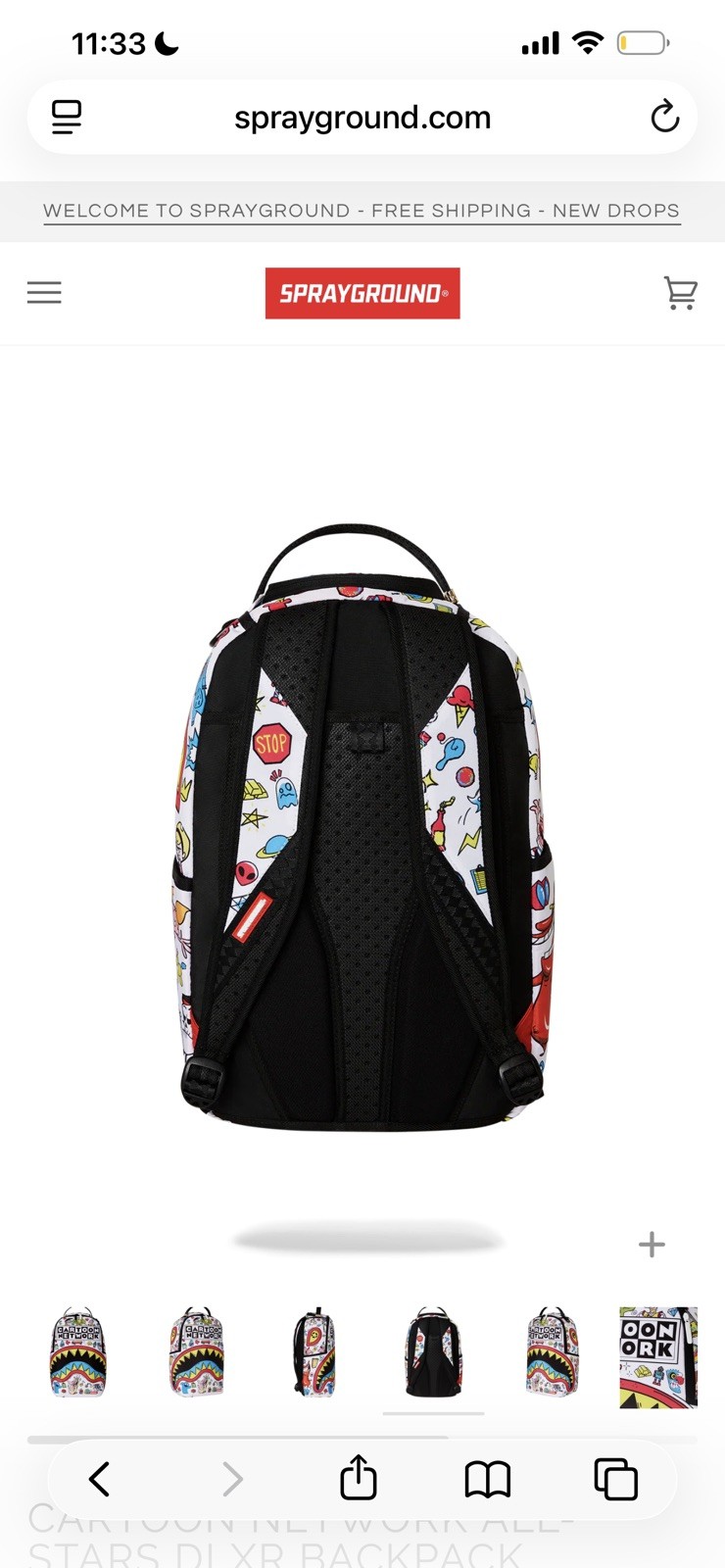 CARTOON NETWORK ALL-STARS DLXR BACKPACK
