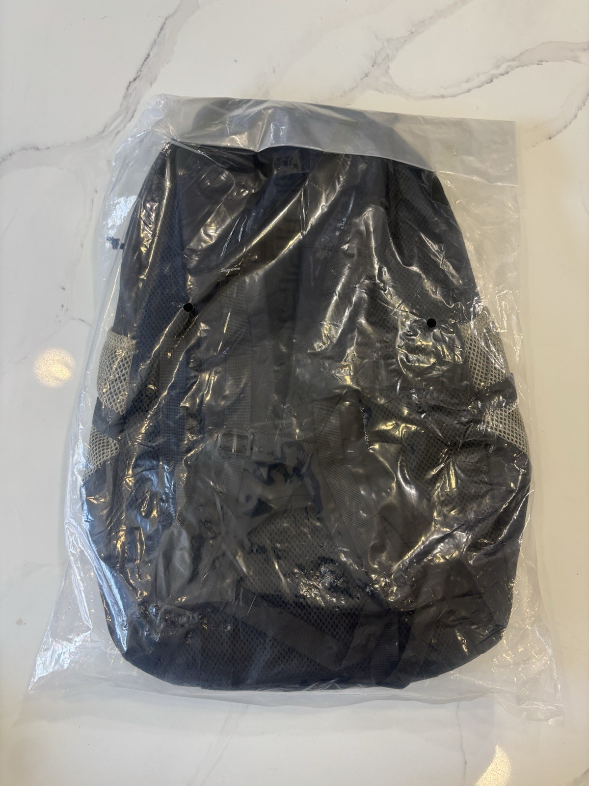 NEW Supreme FW23 3D Logo Backpack Blue Black Box Logo X-Pac Ripstop School Bag