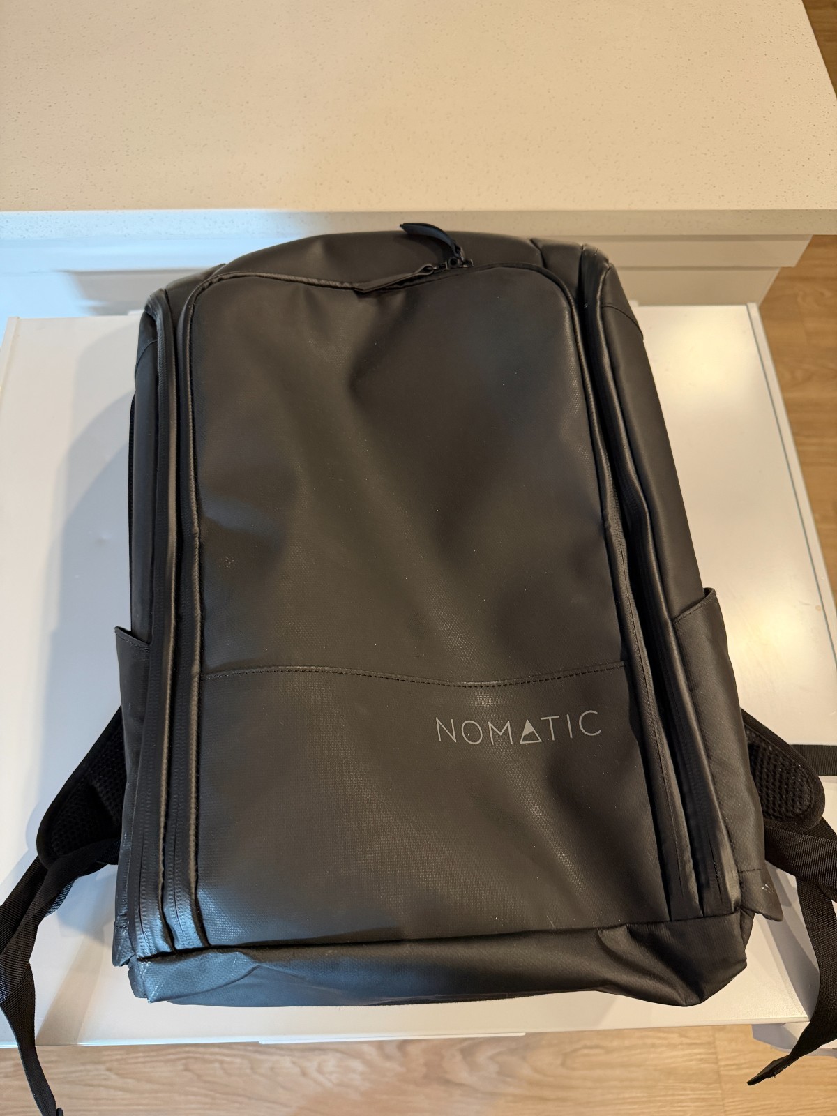 NOMATIC Travel Pack 20L Expandable to 30L Gray Laptop RFID Backpack Carry-On