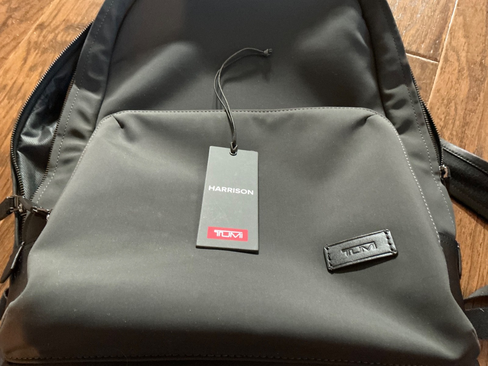 TUMI WEBSTER HARRISON BACKPACK / BACK PACK, GRAY BLACK. EXCELLENT CONDITION!