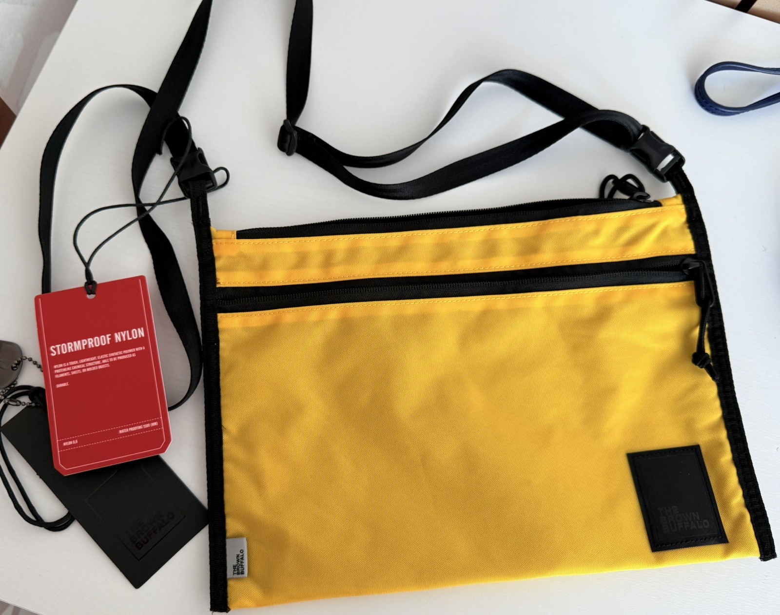 THE BROWN BUFFALO Nylon Shoulder Bag Packersling STORMPROOF TBB Sample Bag