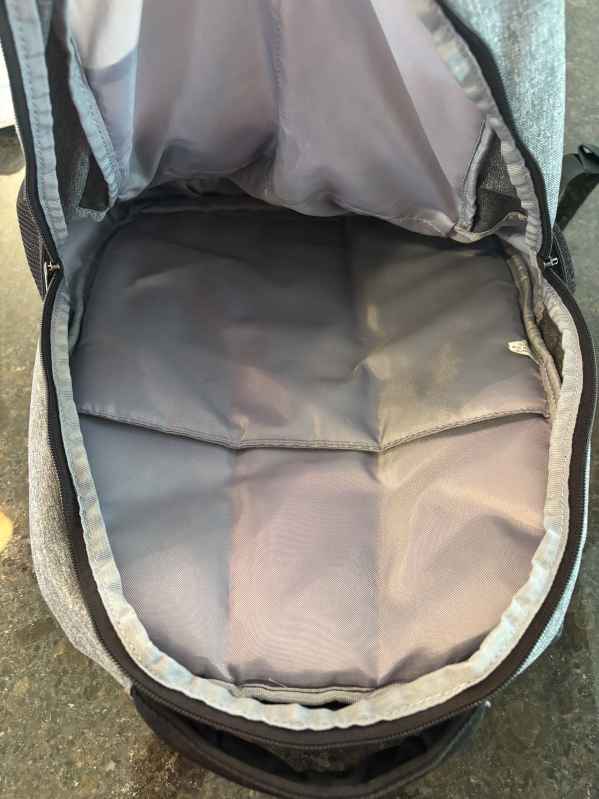 Under Armour Hustle 5.0 Backpack Storm Black Grey Clean Built To Handle Anything