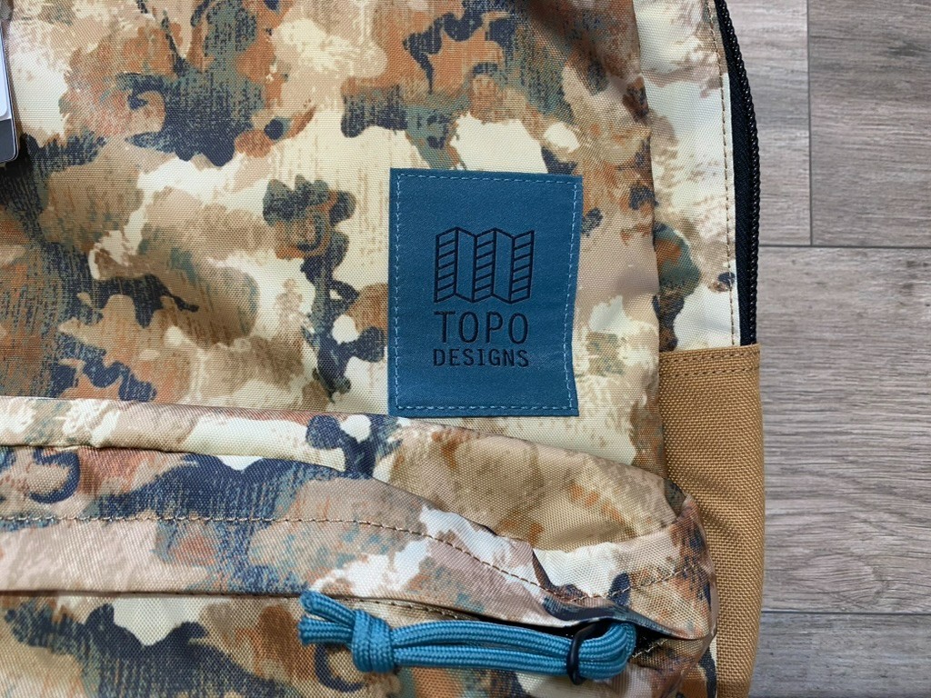 TOPO Designs Desert Camo Dash Pack Travel School Work Bag Backpack Camo