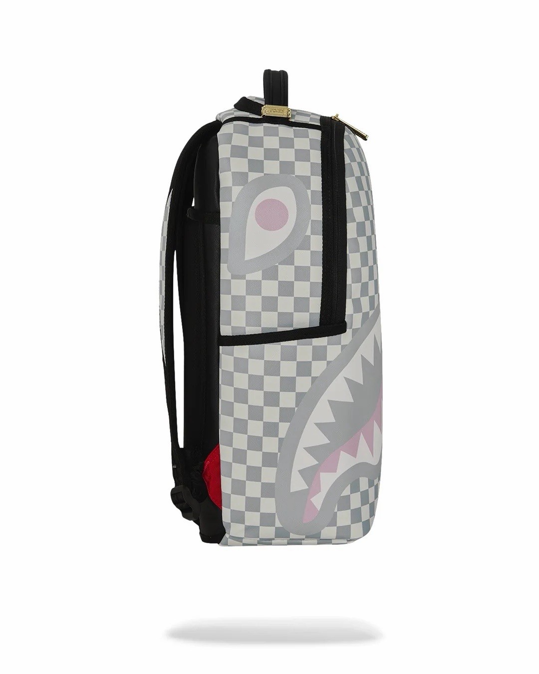 SPRAYGROUND LIMITED EDITION BACKPACK CREAM CHECK UNFINISHED BLACK SHARK NEW TAGS