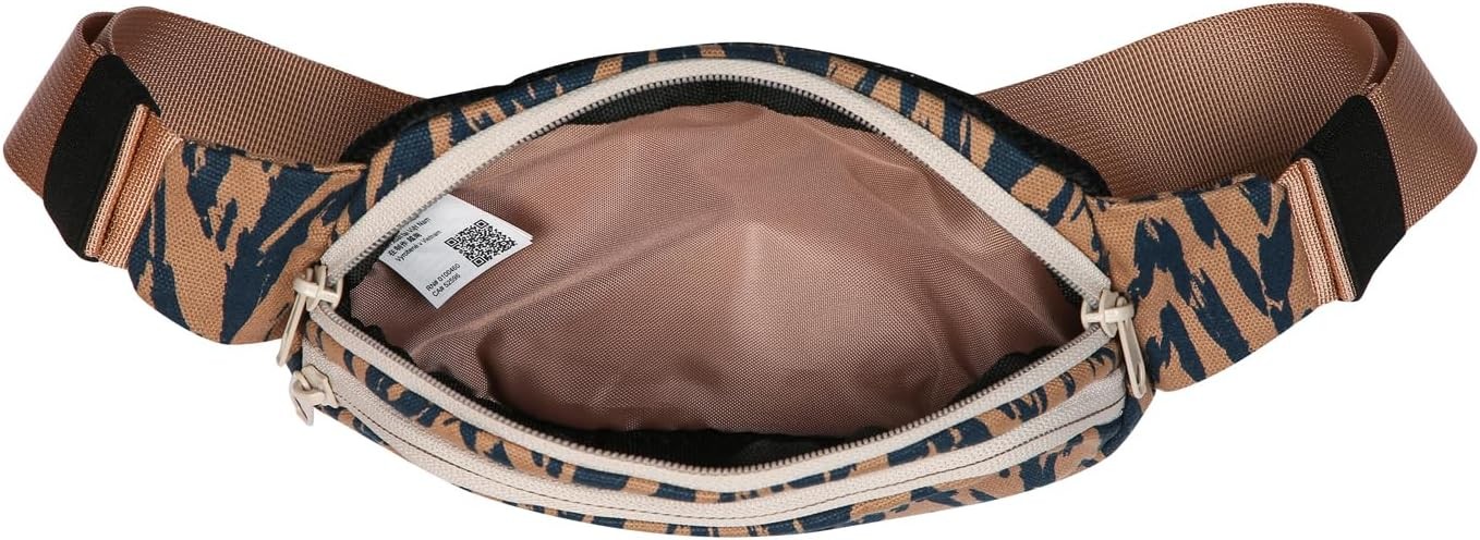 KAVU Canvas Spectator Belt Bag Hip Fanny Pack One Size, Chevron Shore