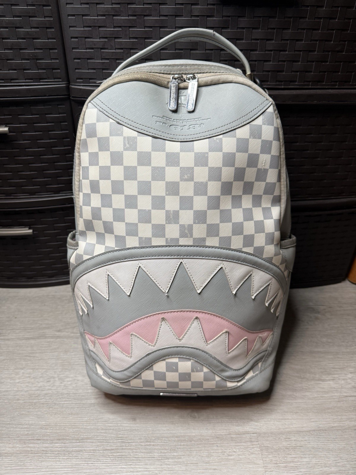 sprayground backpack Pink Checkered Limited Edition