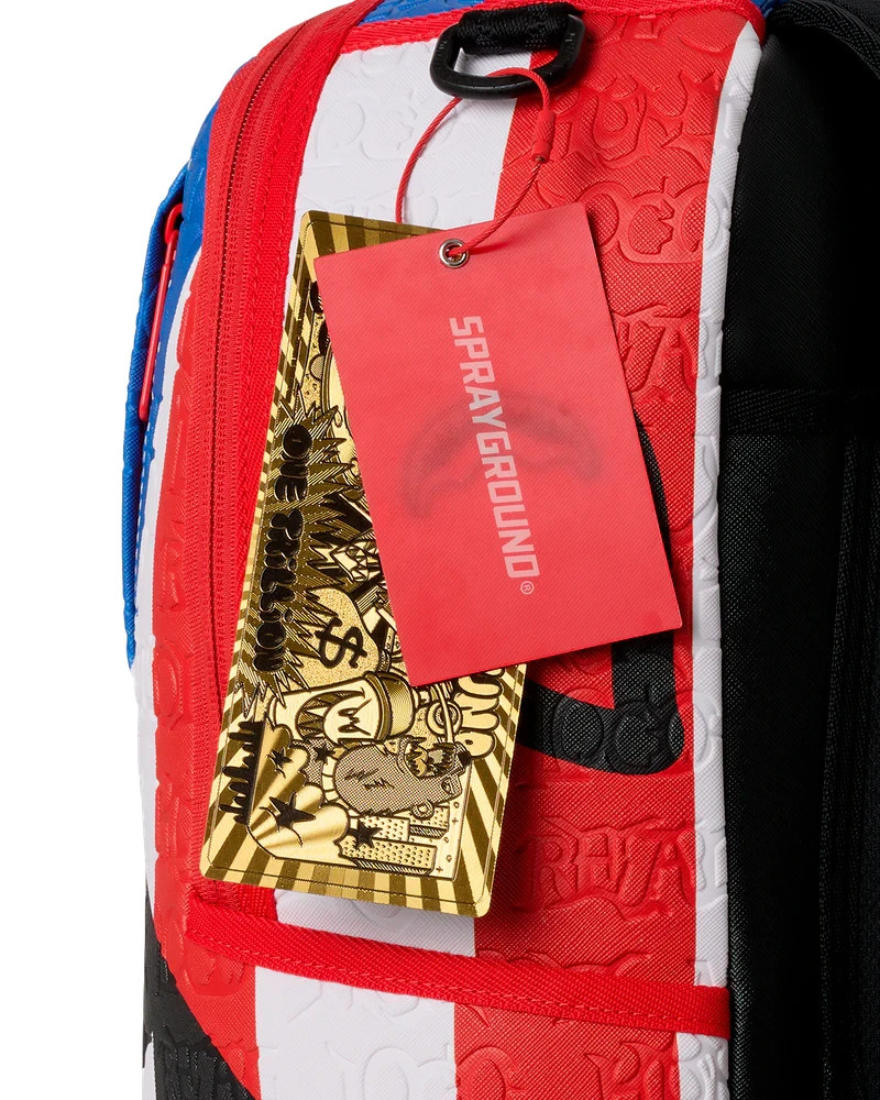 Sprayground Jon Z Puerto Rico Flag Center Shark – Multi-Color