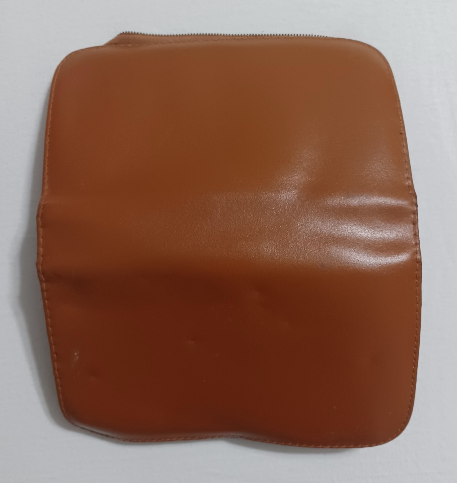 Vintage West Germany Leather Grooming Kit With Manicure Set & Brush, Zippered