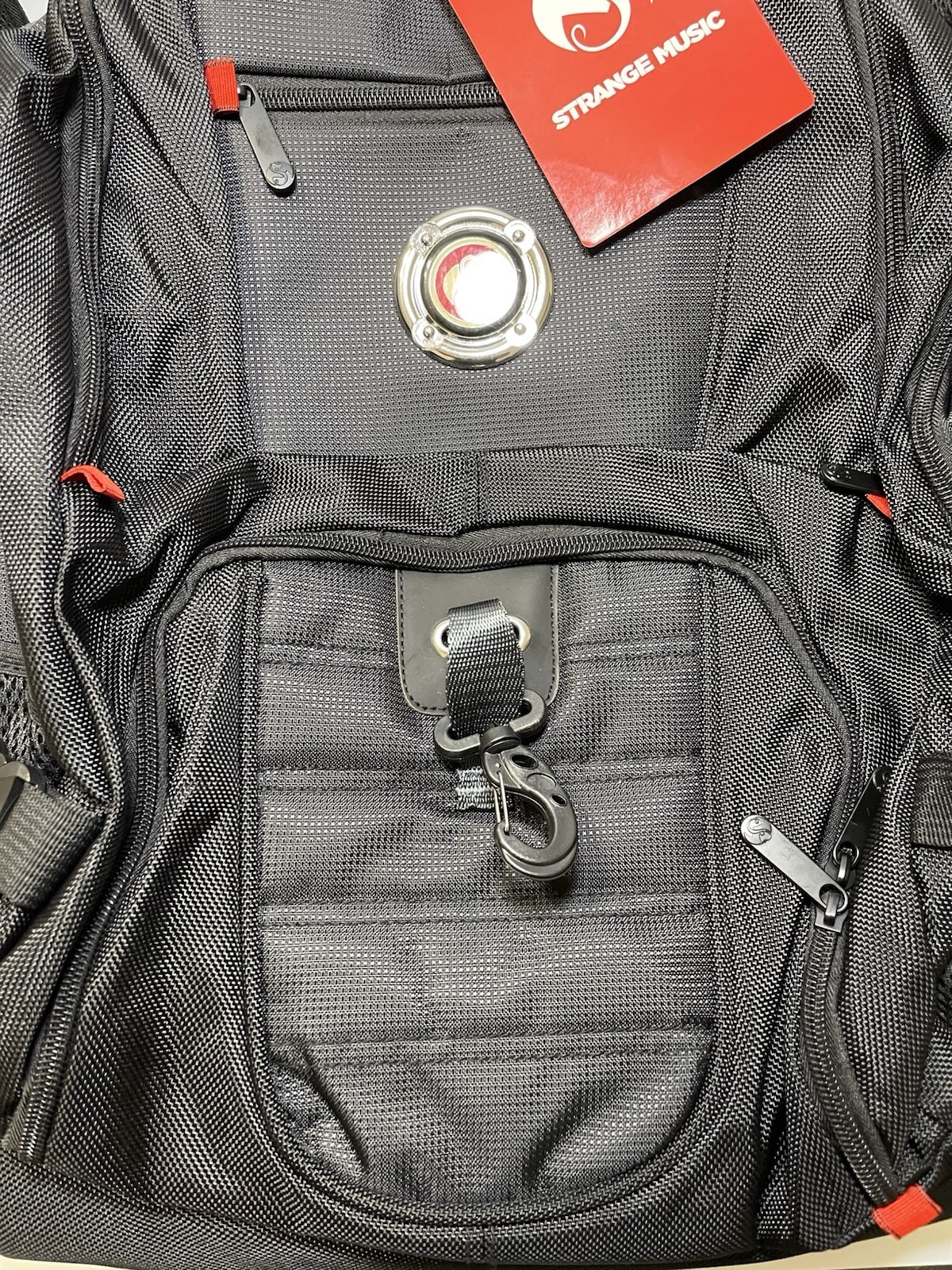 Tech N9ne Strange Music VIP Tour Backpack Exclusive Black NEW WITH TAGS