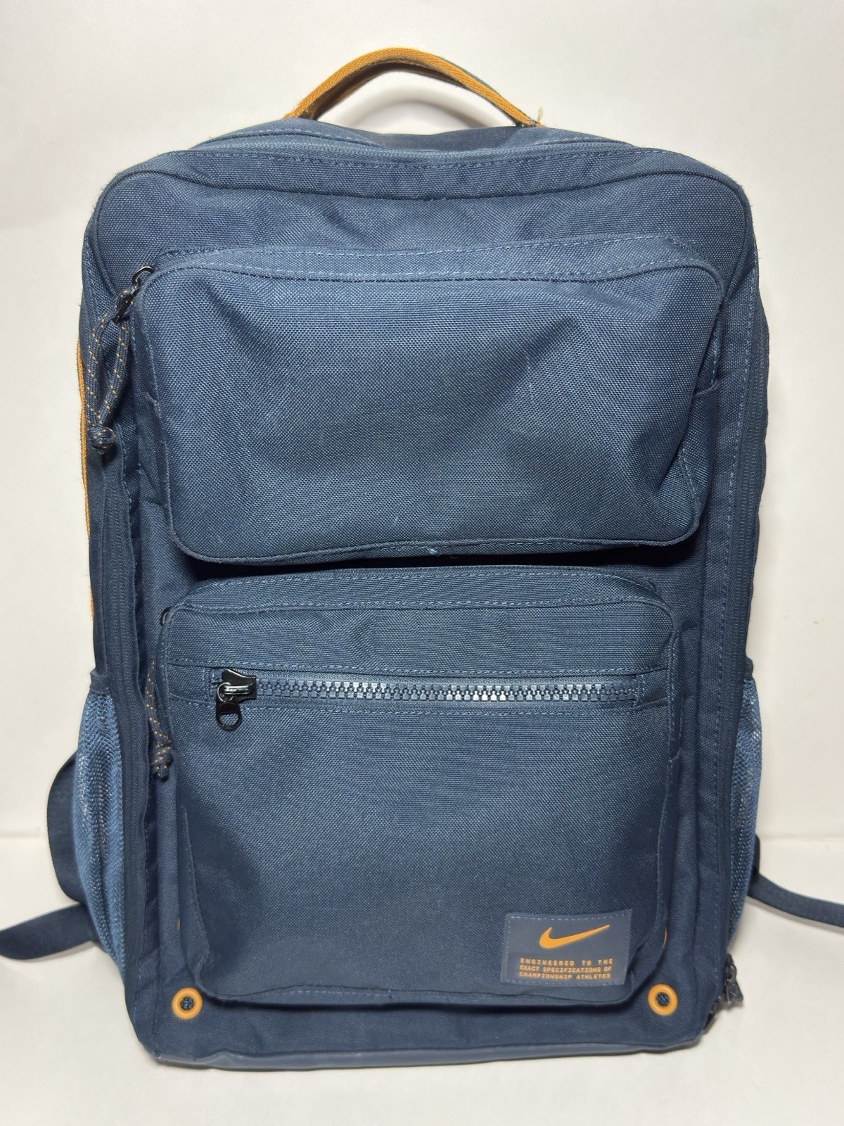 Nike Utility Speed Training Backpack Navy Blue Cargo Hiking Heavyweight Bag