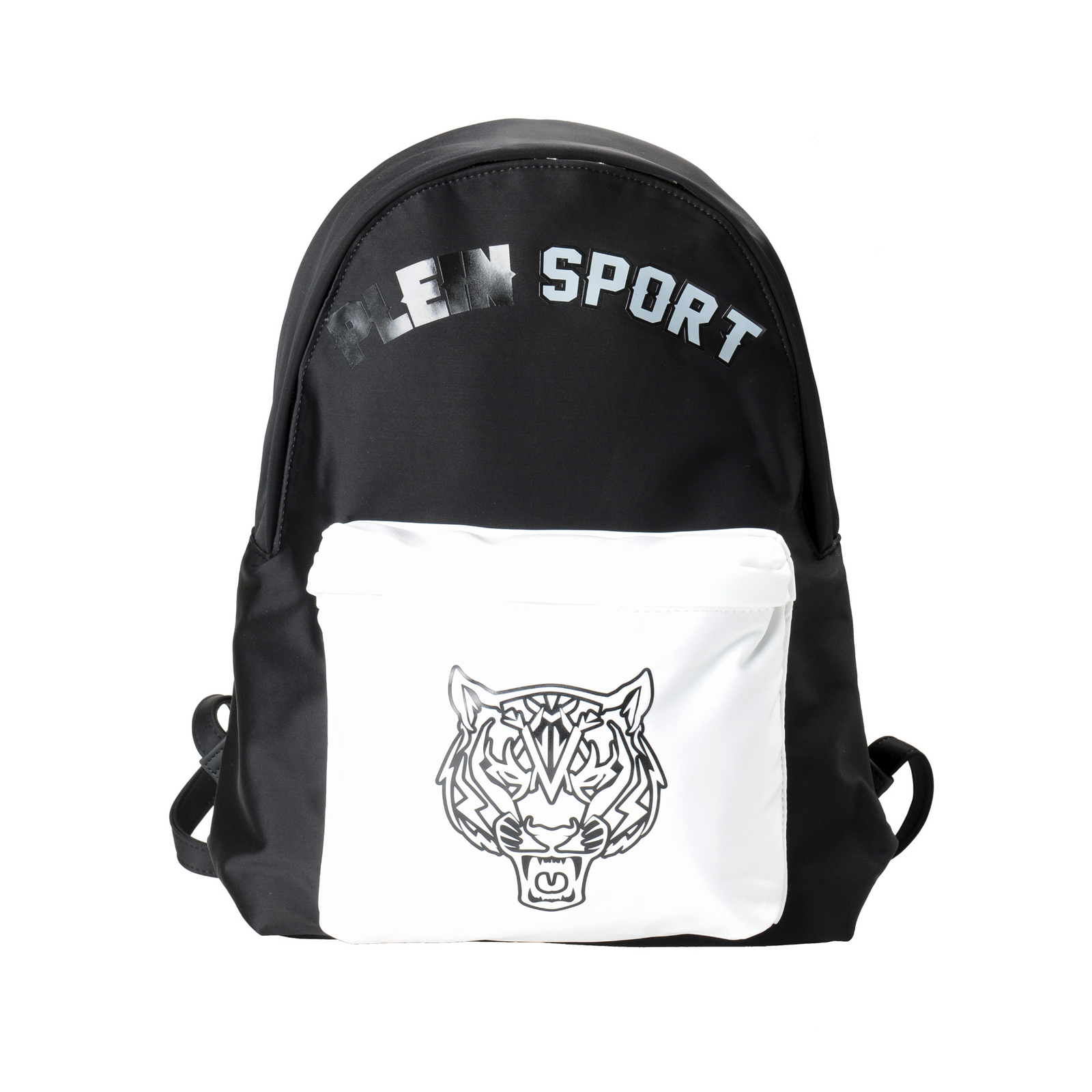 Plein Sport Unisex Logo Print Two Tone “ZAINO EASTPAK” Backpack Bag
