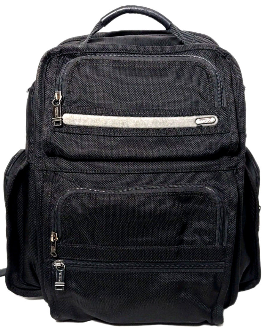 Tumi Alpha Backpack Ballistic Nylon T-Pass Laptop Padded City Pack Bag 26578D4