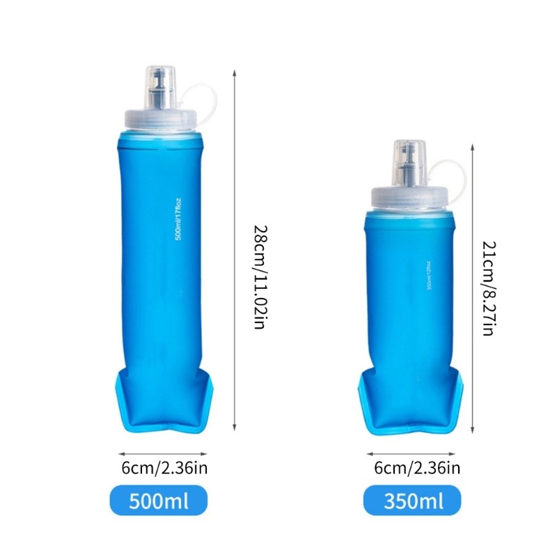 Light Weight Soft Flasks Folding Water Bottle Reusable Handheld Water Bottle