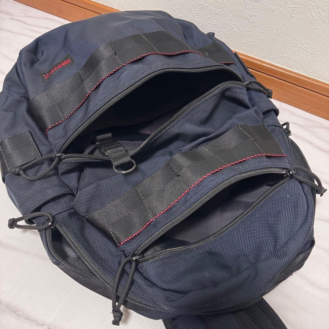 BRIEFING Attack Pack L Size Deep Sea Backpack Navy USA Ballistic Nylon A4 PC