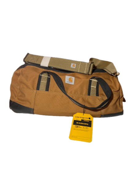 Carhartt 35L Classic Duffle bag, Model-CB0334, Brown and black Size 20″x12X9 NWT