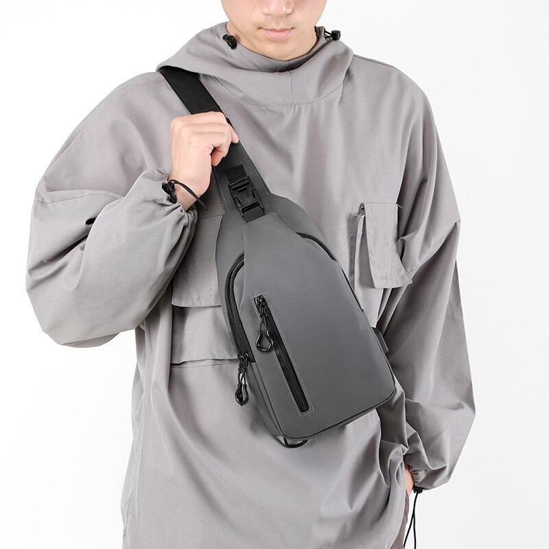 Men’s Single Shoulder Crossbody Bag, Sports Shoulder Bag, Leisure Backpack