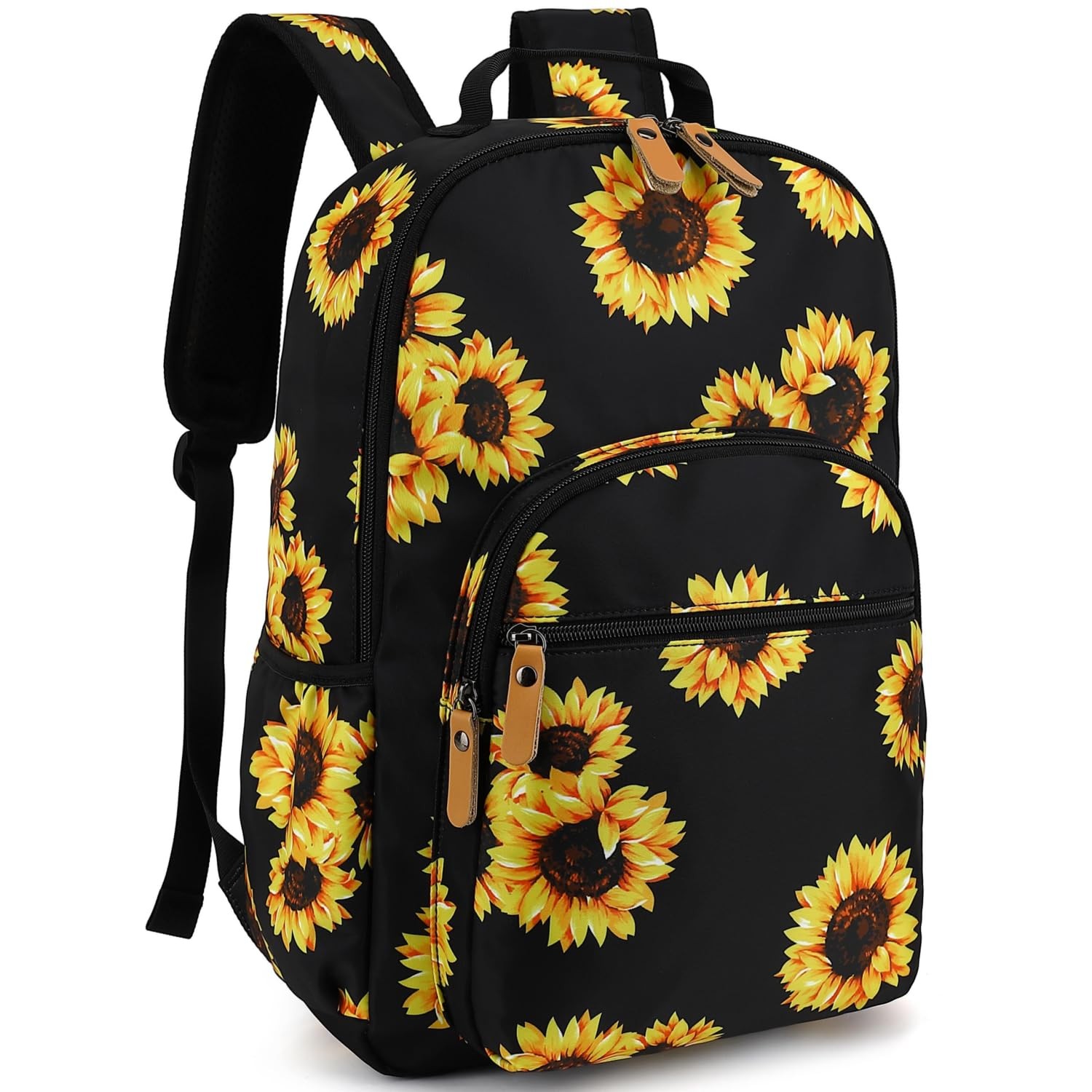 Laptop Backpack for Women: Cute Girls Sunflower Bookbag for School College Tr…