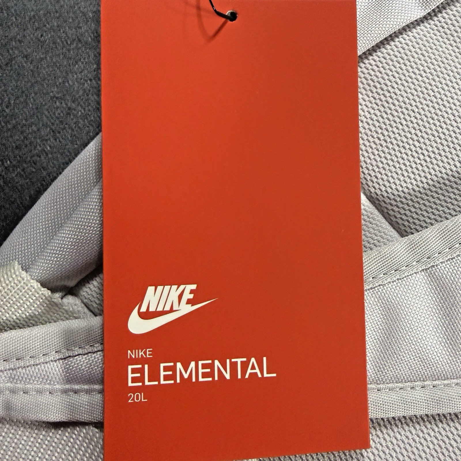 Nike Elemental Vast Grey Backpack Laptop School Travel Boys Girls School Kid Bag