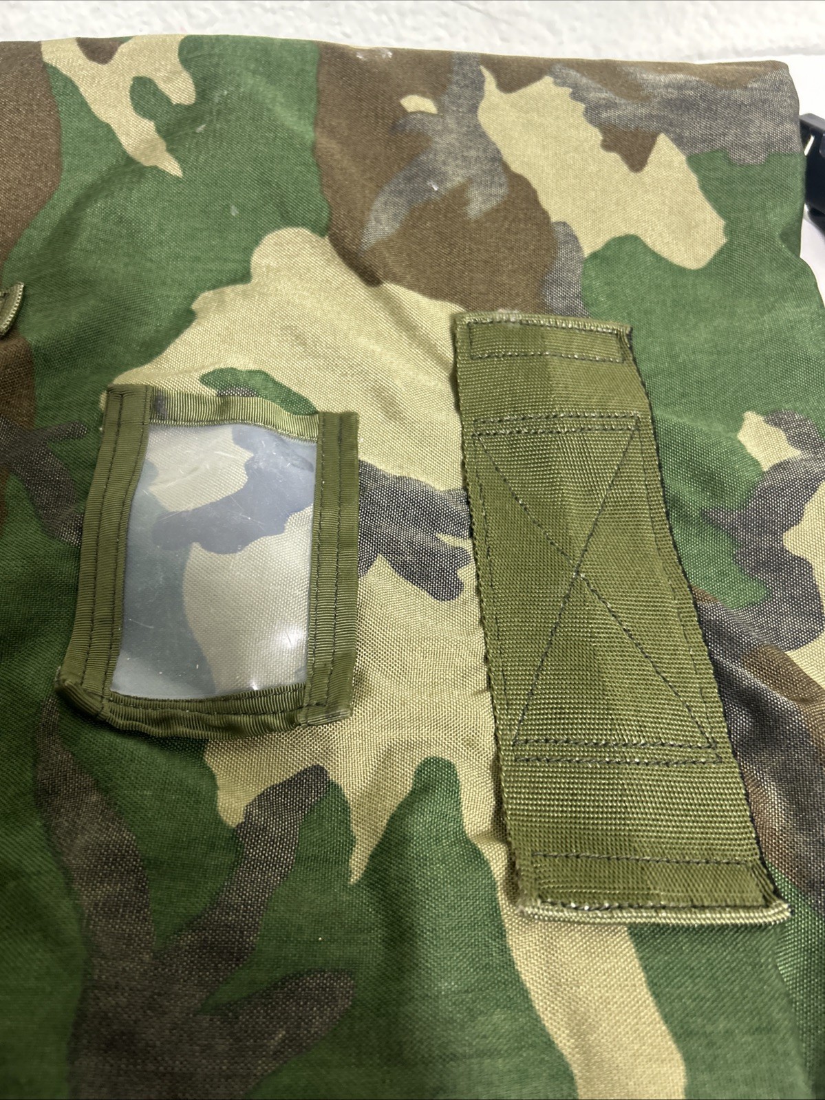Unbranded Camo Rucksack Fold over Hook Loop 25x8x6
