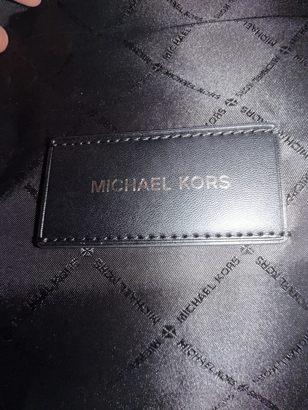 Michael Kors Cooper Embellished Small Trunk Crossbody Bag Denim Multi