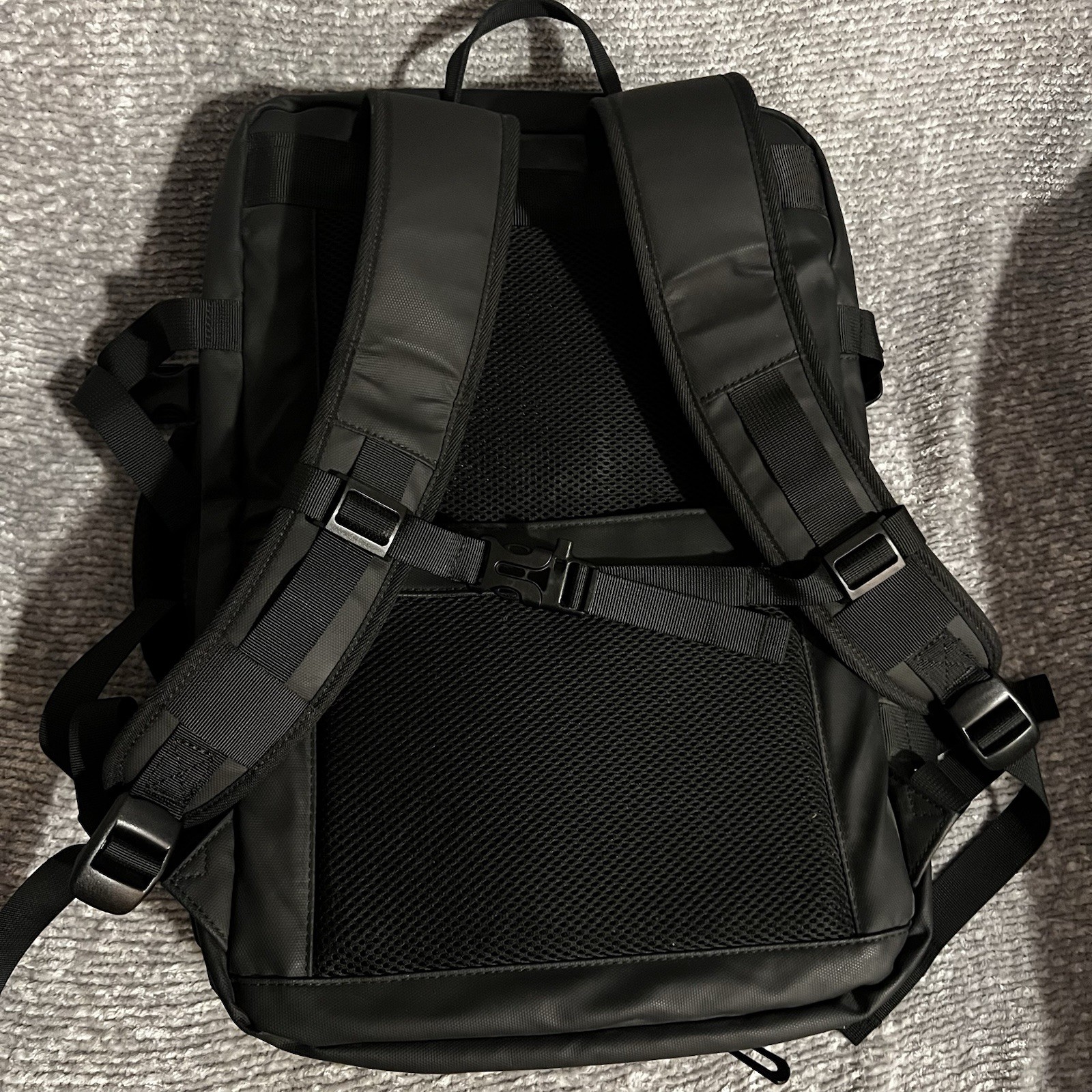 BANGE Expandable Travel Backpack 35L USB Laptop Carry On Black Waterproof Bag