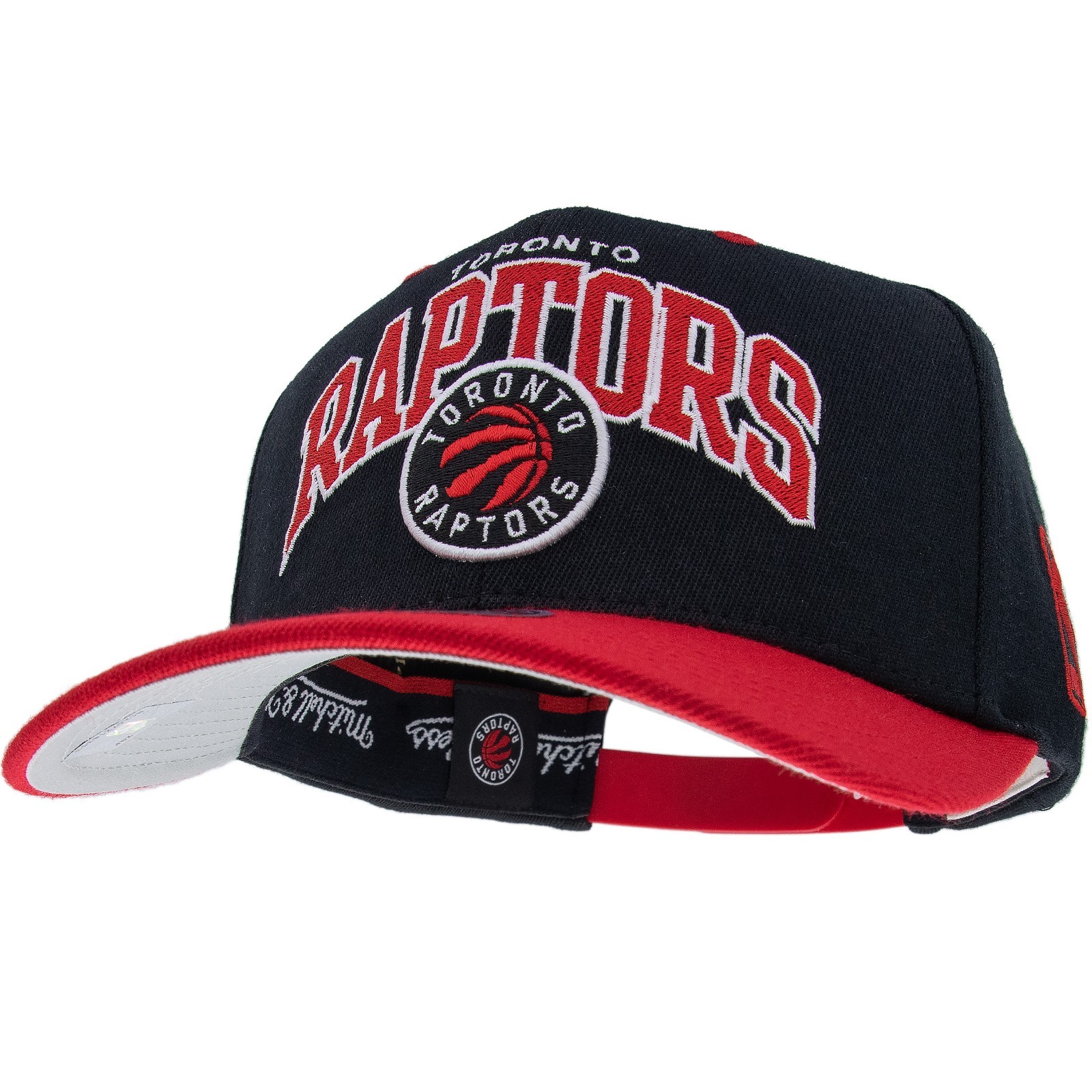 Mitchell & Ness NBA Team Arch Snapback Toronto Raptors Black One Size