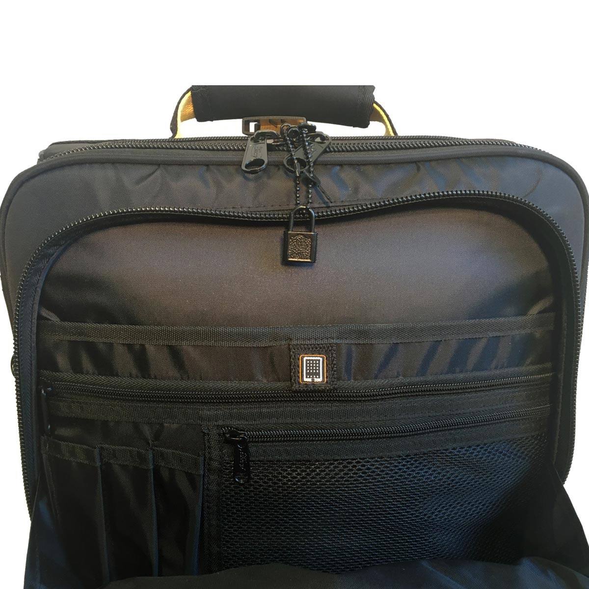 A.Saks 17″ Expandable Upright Under-the-Seat Carry-on Black One Size U4