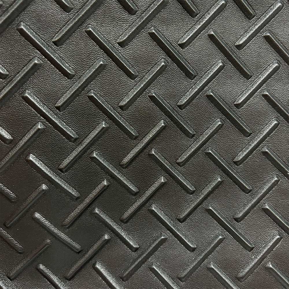 Bottega Veneta Nappa Graphic Clutch Bag Black Leather 592643 VA9P3 8803
