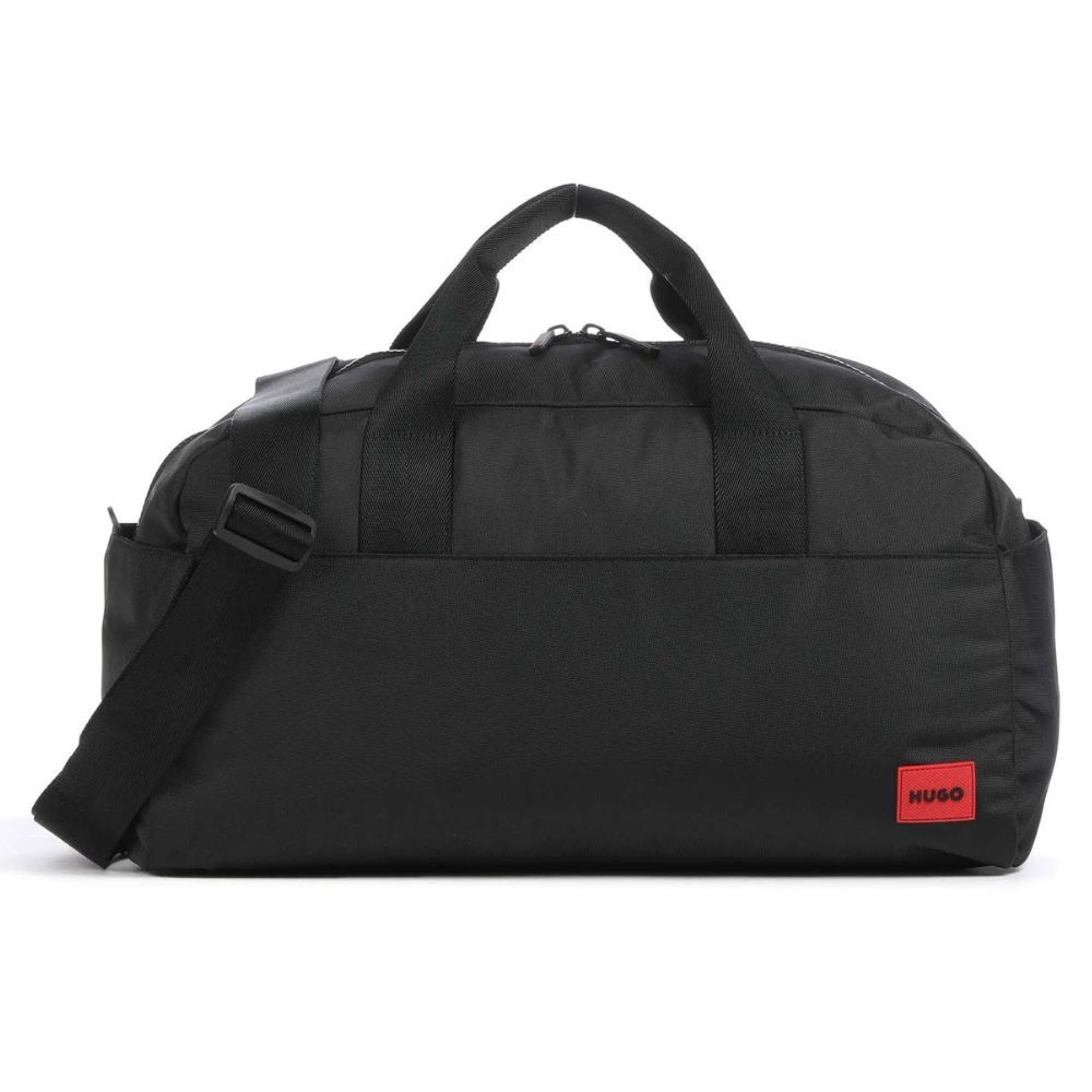 Hugo Boss Mens Black Ethon 3.0 Two-Way Zipper Polyester Holdall Bag OS