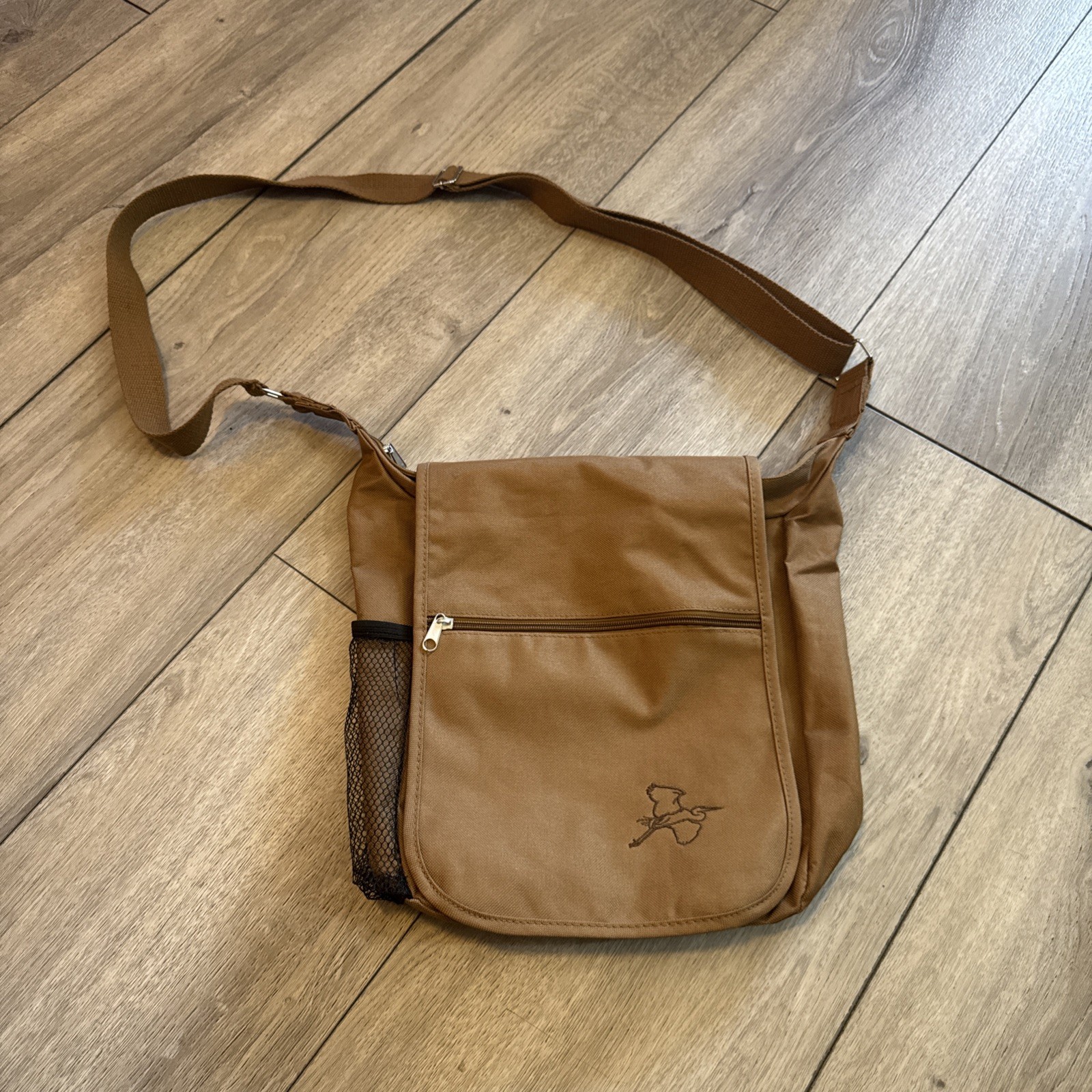 National Audubon Society 11” x 12” Multi-Pocket Khaki Field Bag