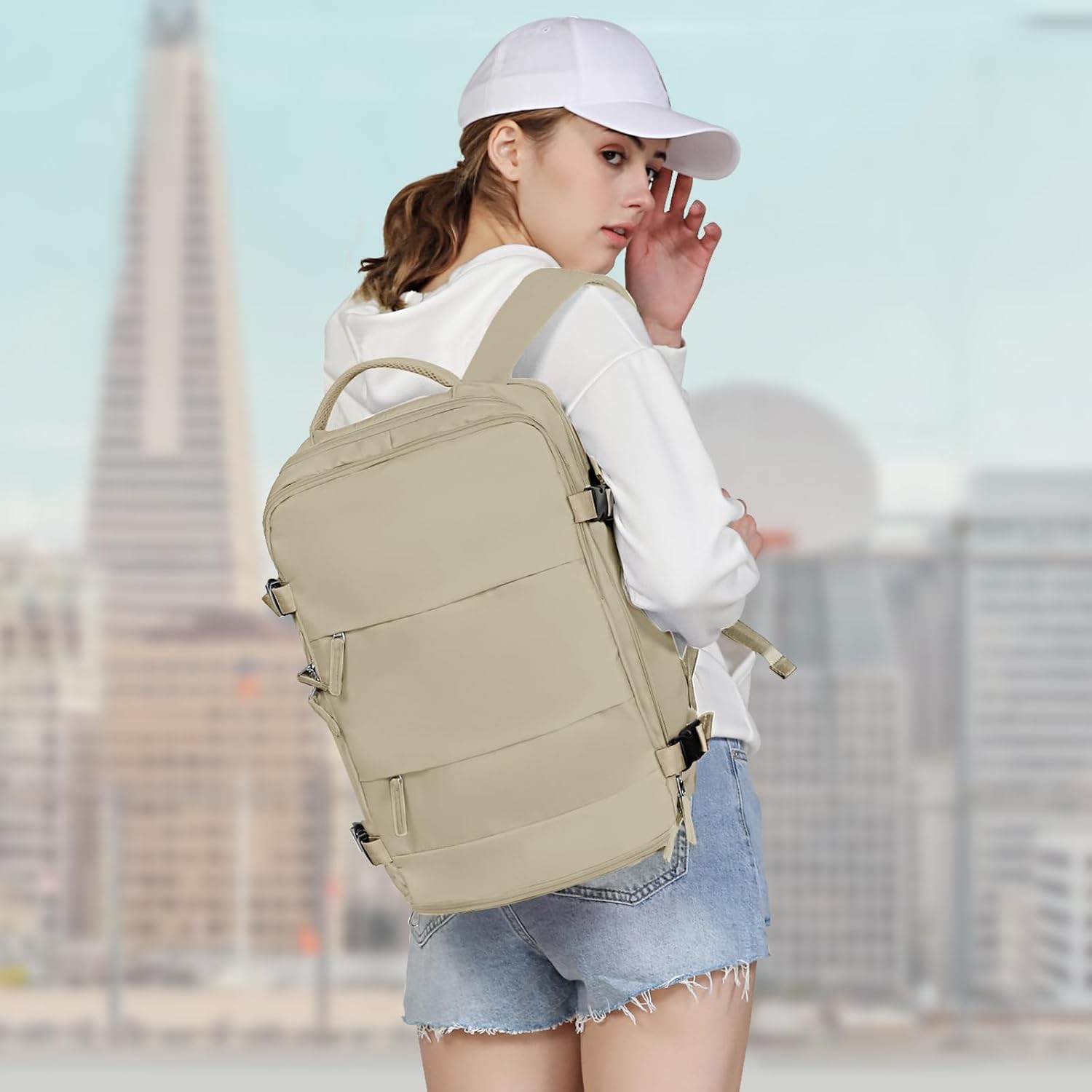 25L Travel Backpack,Carry on Backpack, Hiking Waterproof Outdoor Sports Rucksack