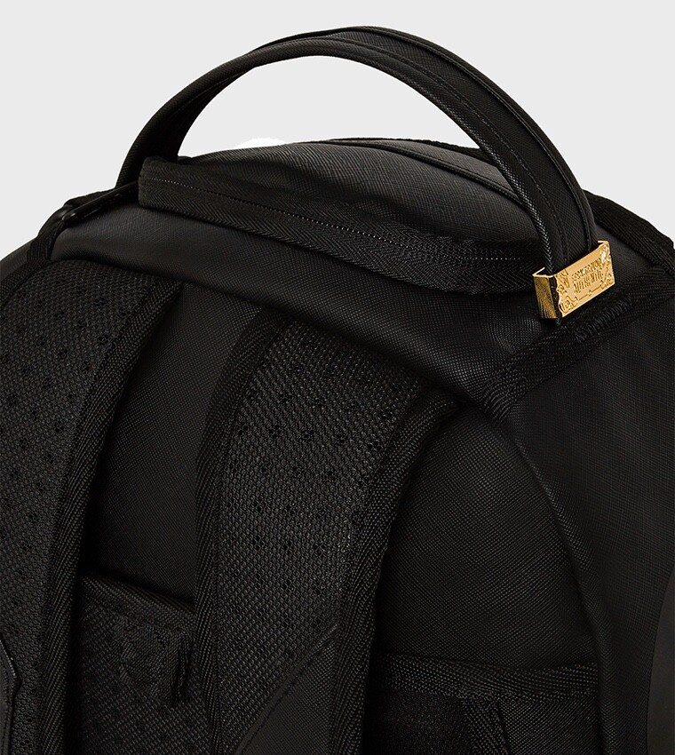 Sprayground Triple Black Backpack James First Class Monte Carlo Luxury Rare Bag
