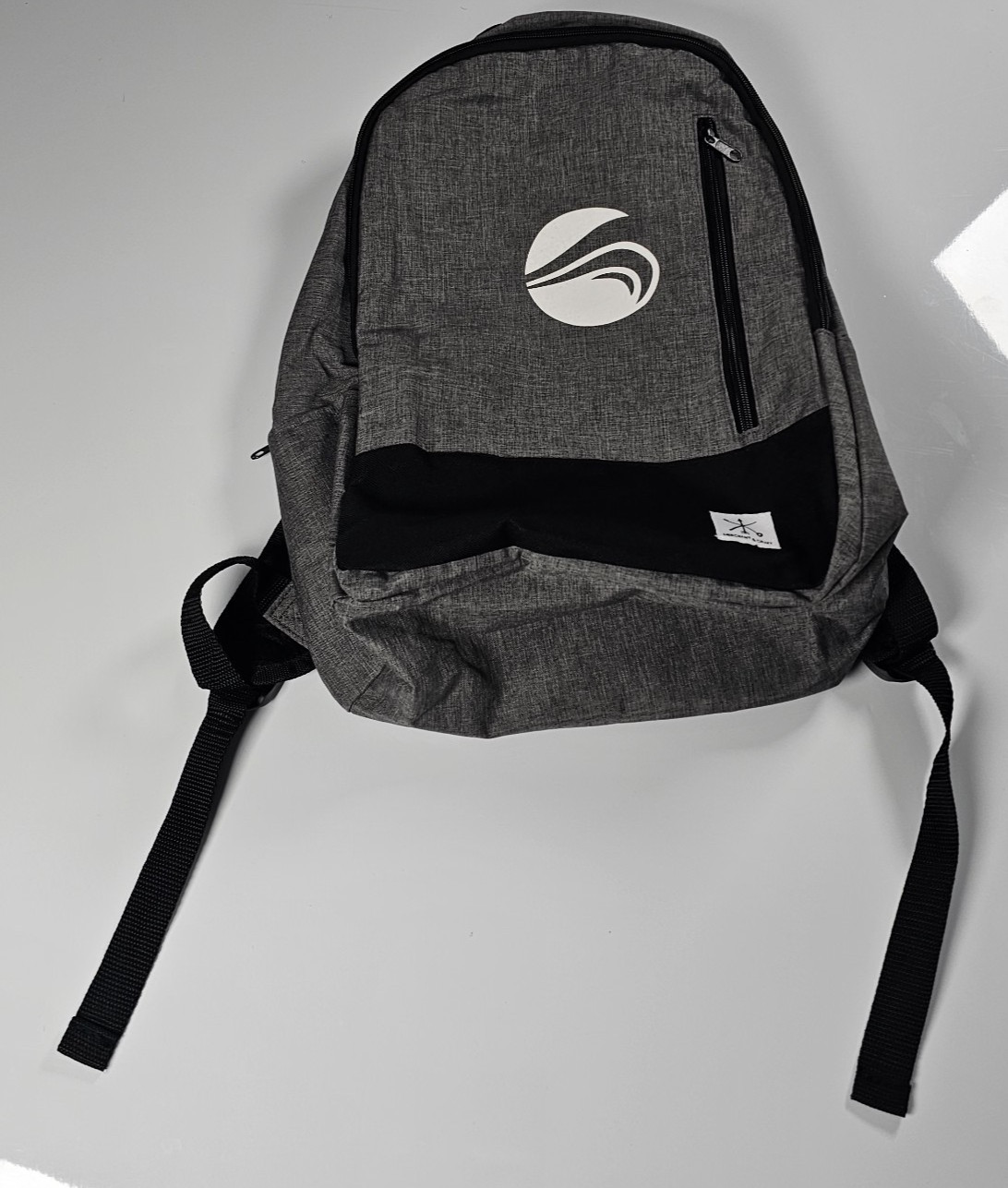 Merchant & Craft Tech Backpack Grey Black 3 Pockets Laptop Daypack One Size