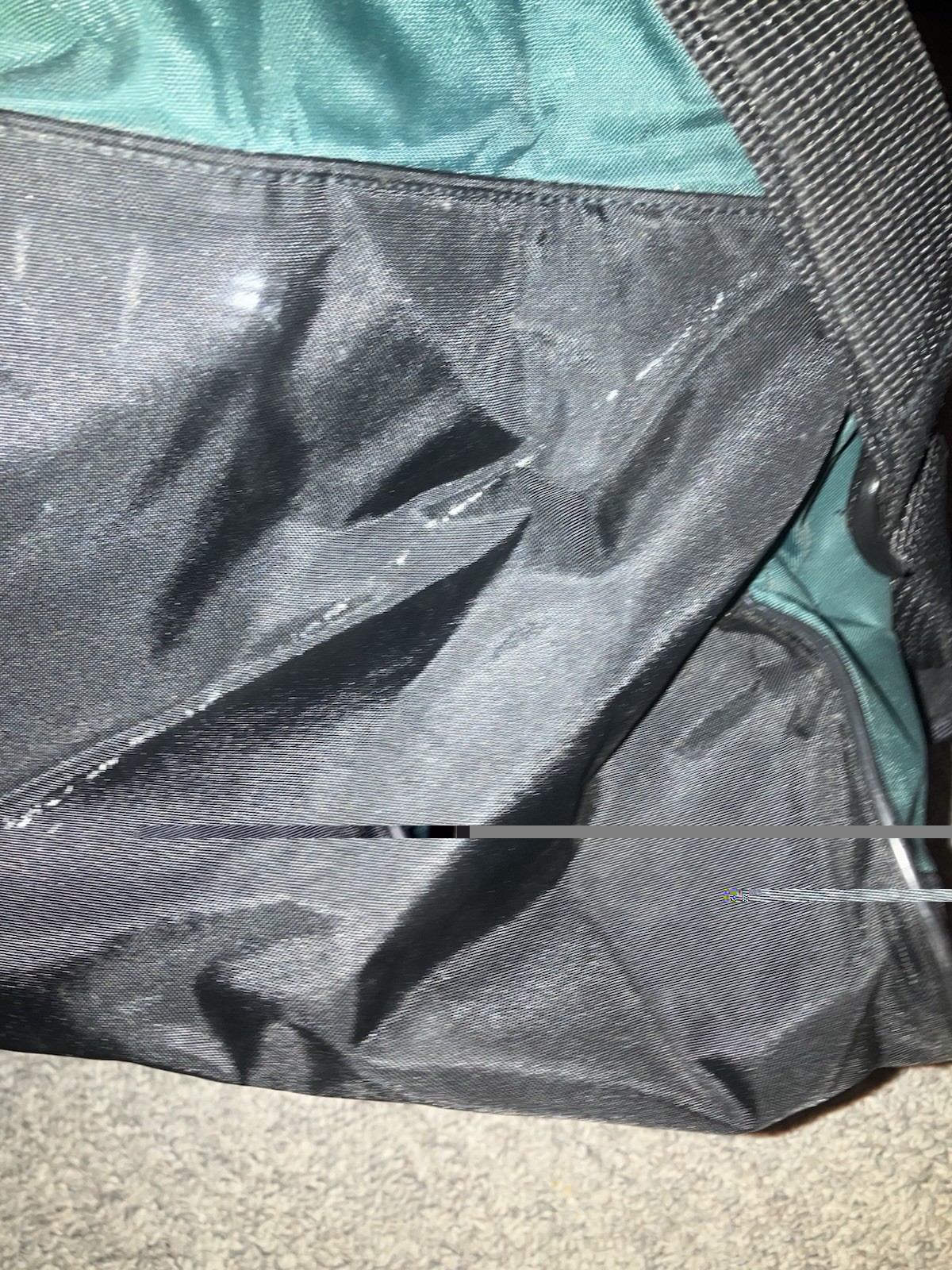 Vintage Nike Athletic Brand Duffle Bag Green 90s Gym Bag Carry On Swoosh Luggage
