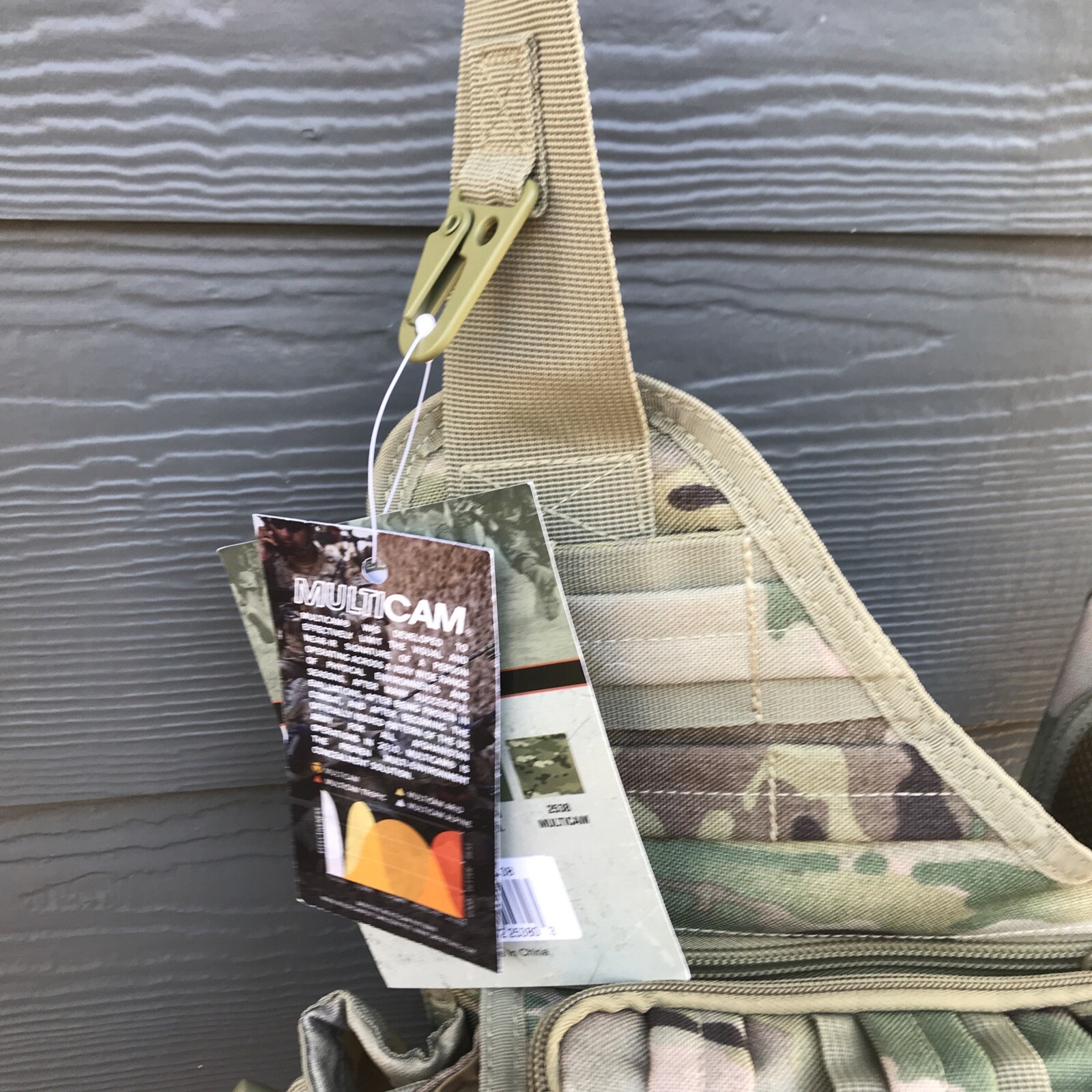 Lightweight MOLLE Advanced Tactical Travel Shoulder Bag Bug Out Pack Multicam