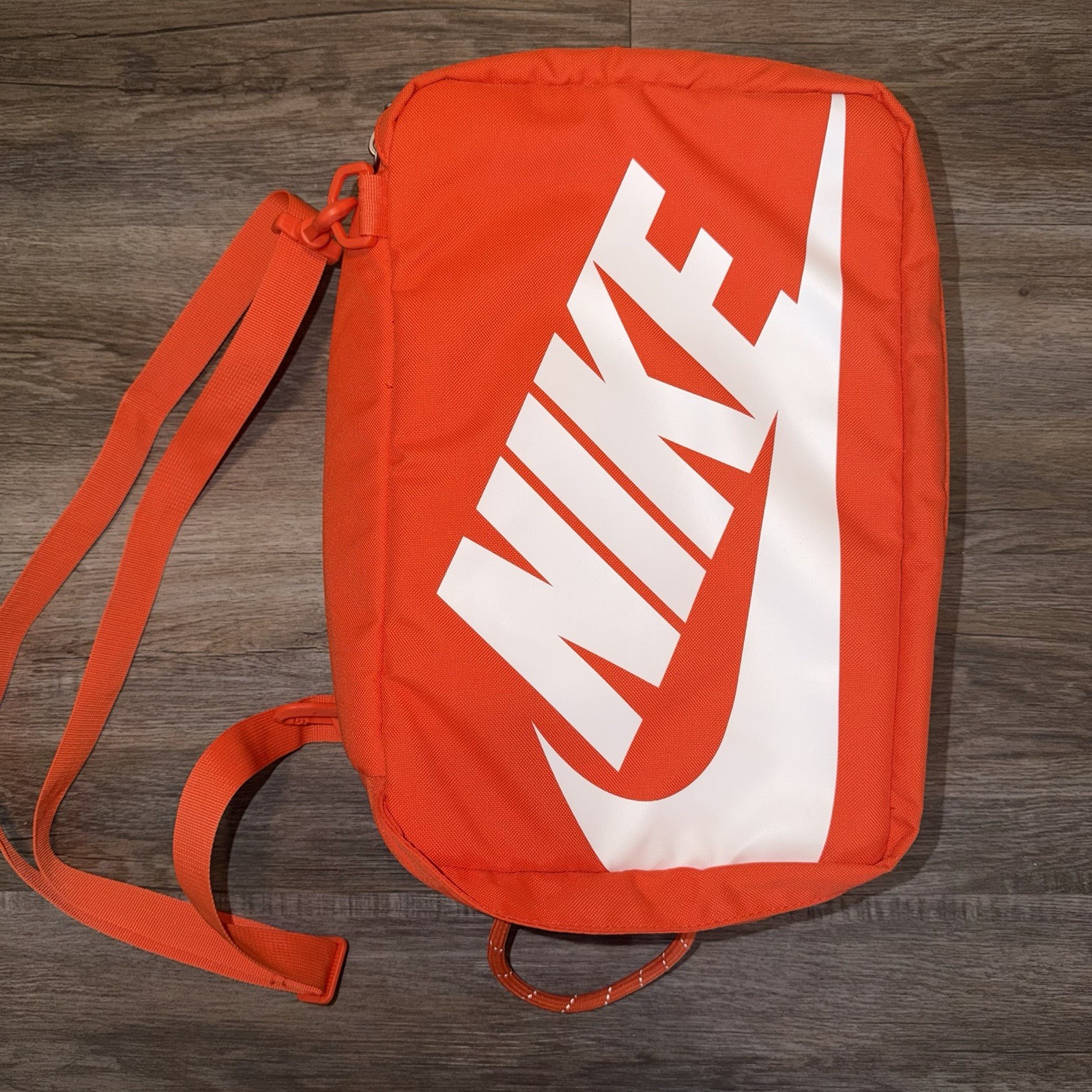 Nike Shoebox Bag Orange White Sneaker Storage Travel Case Jordan Mens Womens