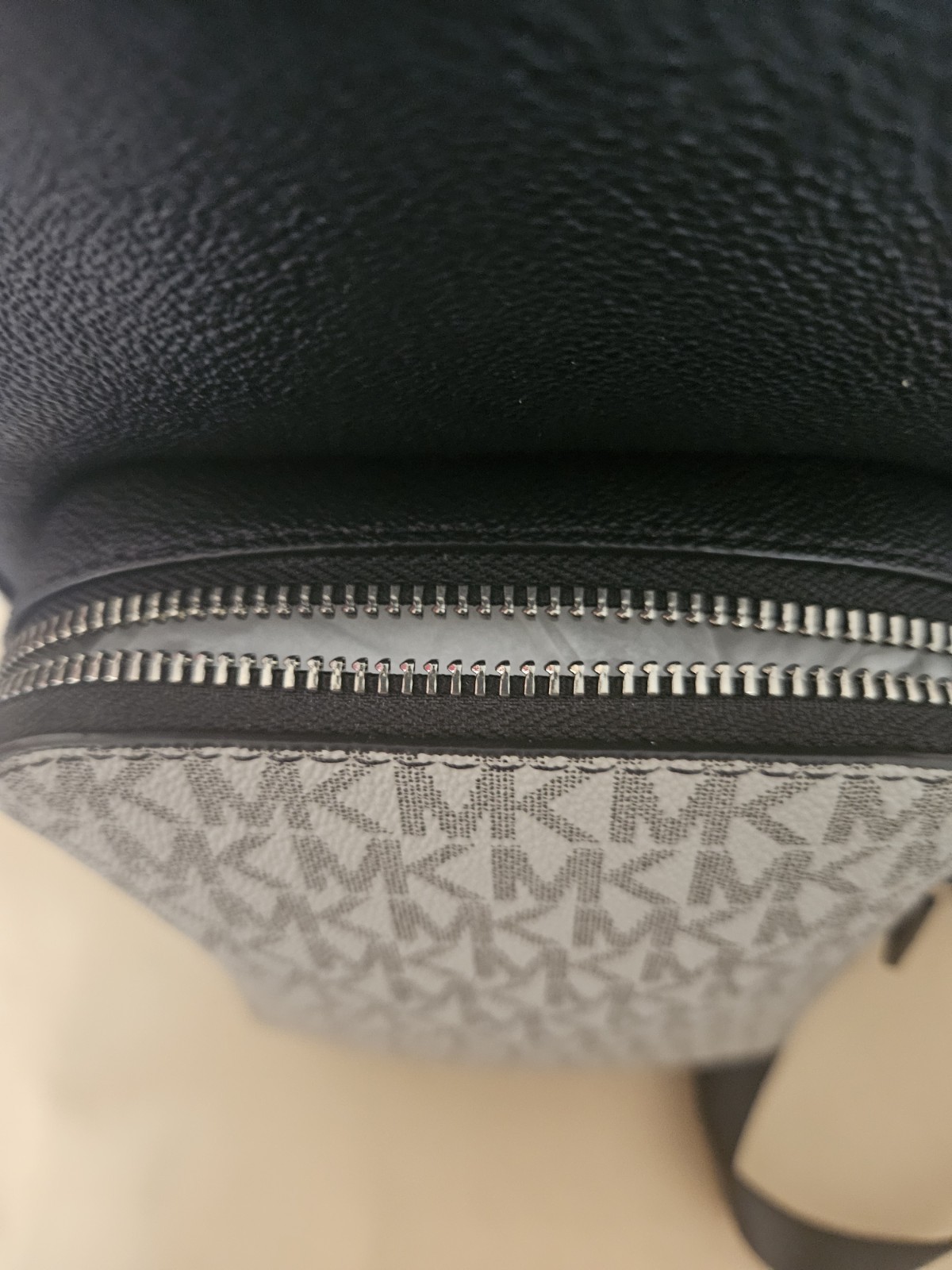 Michael Kors Cooper Medium Signature Logo City Backpack PG/BLK/MULTI
