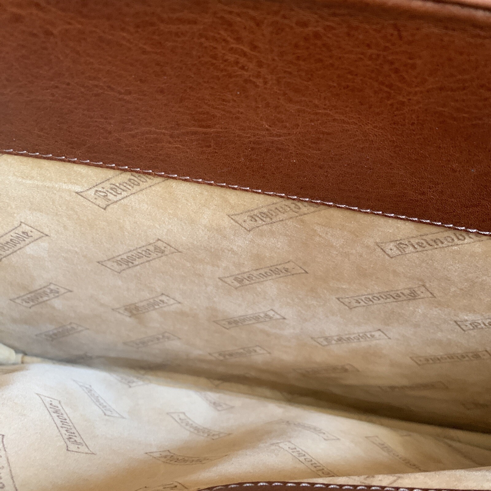 Vintage Pielnoble Leather Business Briefcase Messenger Bag RARE Made in Spain