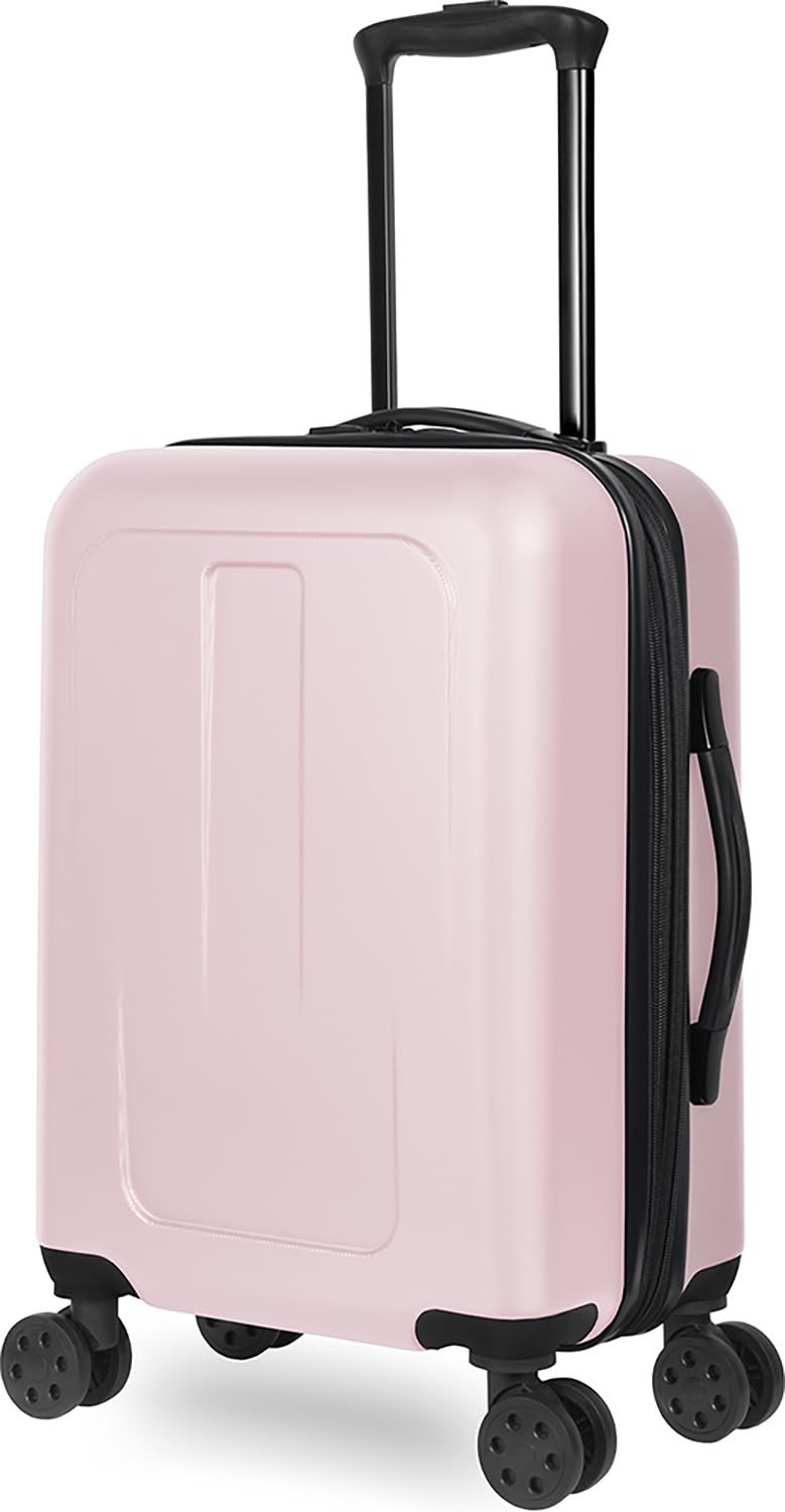 TOTAL TRAVELWARE Passage Expandable Hardside Spinner Pink Carry On 19 Inch U3