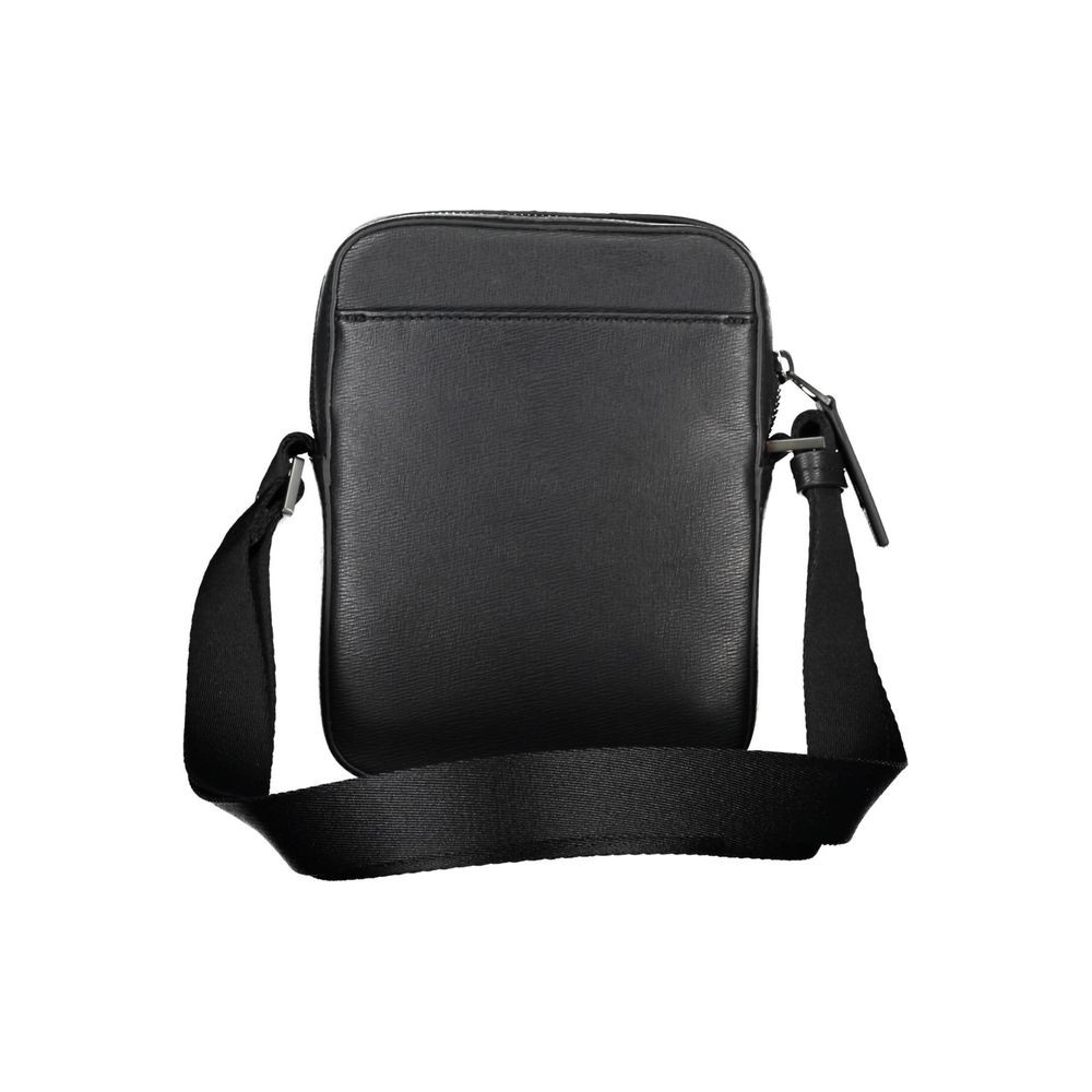 Calvin Klein Black Polyurethane Men Shoulder Bag 100% Authentic – CA-26326