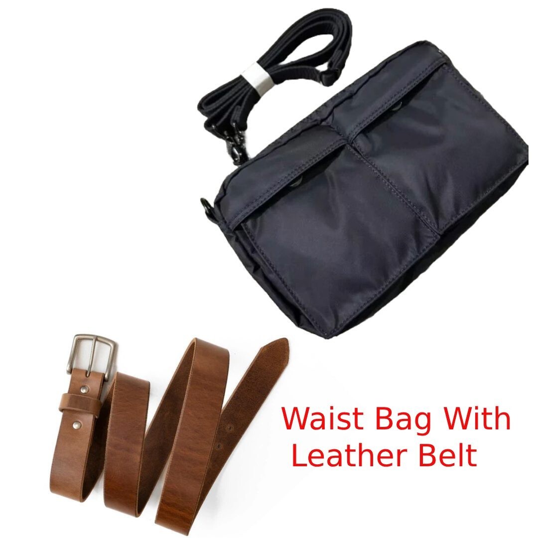 Yoshida Porter Tanker Black Shoulder Crossbody Bag 622-68809 Waist Bag Nylon