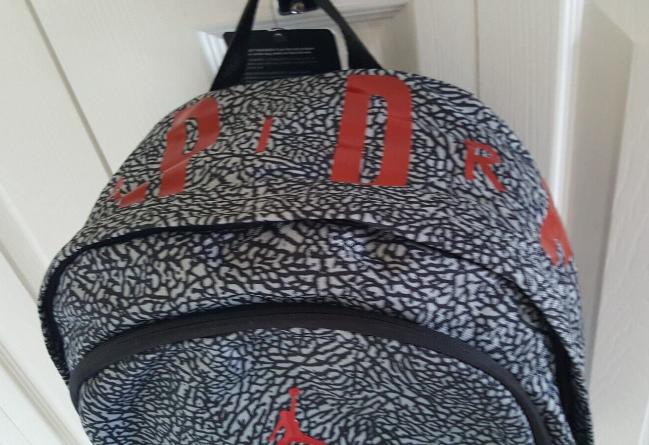 Nike Jordan Patrol Backpack Cement Print Elephant Print 9A0172 G3A Large