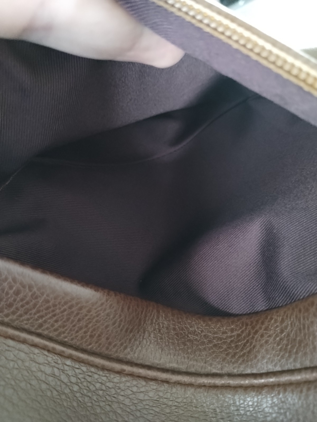Rare Braun Buffel Germany Brown Leather Drawstring Shoe Bag Never Used Purse