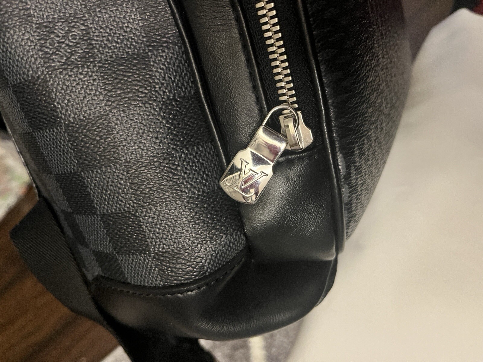 Louis Vuitton Campus Backpack Limited Edition Damier Graphite 3D Black N50009