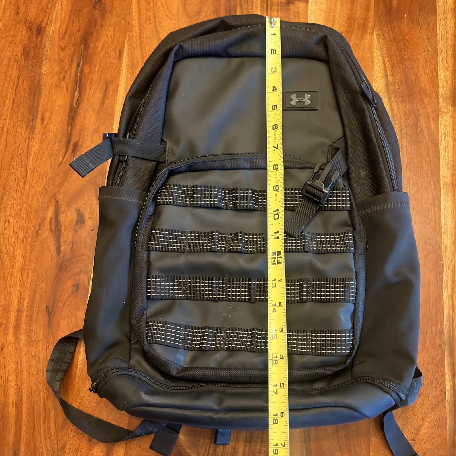 UA Under Armour Storm Triumph Sport Backpack Cordura Fabric Black 19×11″