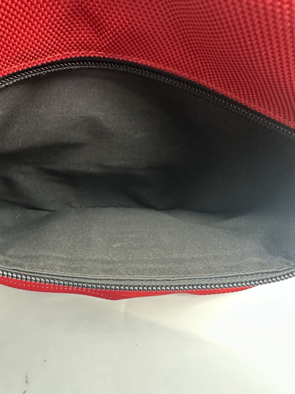 Tumi T-Tech Red Canvas Style Messenger Crossbody Bag