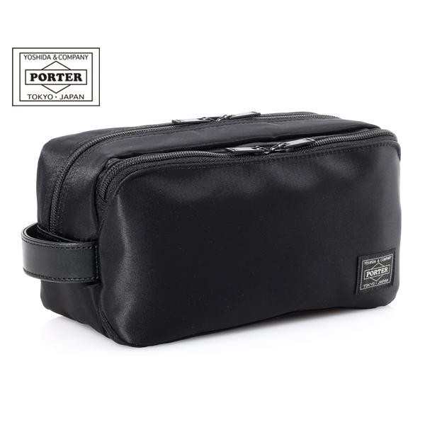 PORTER TIME Pouch 655-17877-10 Color Black Yoshida & Co. Yoshida JPN